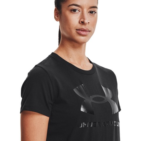 Koszulka damska Under Armour Live Sportstyle Graphic SSC czarna 1356305 002 Koszulka damska Under Armour Live Sportstyle Graphic SSC czarna 1356305 002