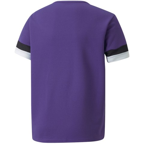Koszulka dla dzieci Puma teamRISE Jersey Jr fioletowa 704938 10 Koszulka dla dzieci Puma teamRISE Jersey Jr fioletowa 704938 10