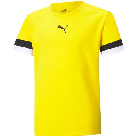 Koszulka dla dzieci Puma teamRISE Jersey Jr żółta 704938 07 Koszulka dla dzieci Puma teamRISE Jersey Jr żółta 704938 07