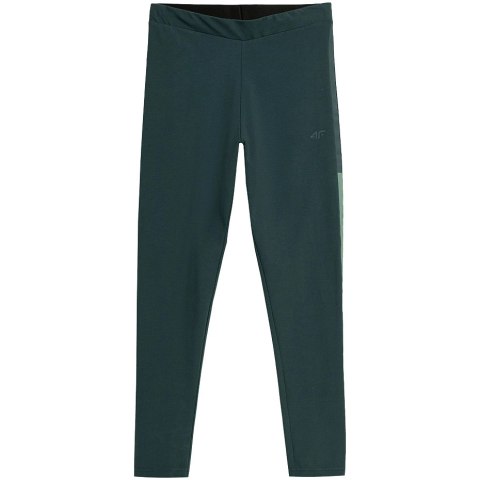 Legginsy damskie 4F ciemna zieleń H4Z21 LEG012 40S Legginsy damskie 4F ciemna zieleń H4Z21 LEG012 40S