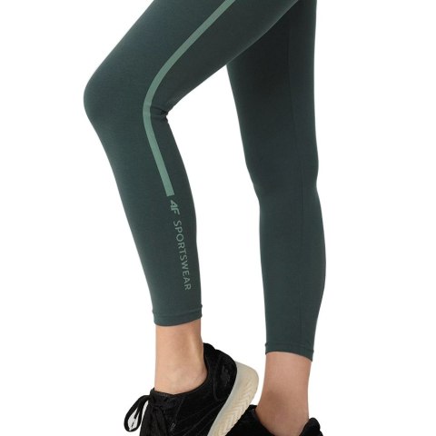 Legginsy damskie 4F ciemna zieleń H4Z21 LEG012 40S Legginsy damskie 4F ciemna zieleń H4Z21 LEG012 40S