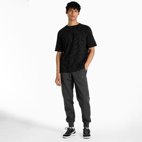 Spodnie męskie Puma ESS Logo Pants FL ciemnoszare 586714 07 Spodnie męskie Puma ESS Logo Pants FL ciemnoszare 586714 07