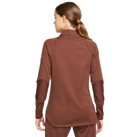 Bluza damska Nike NK TF Pad Academy Drill Top WW brązowa DC9166 273 Bluza damska Nike NK TF Pad Academy Drill Top WW brązowa DC9166 273