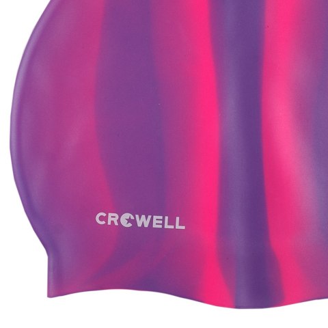 Czepek pływacki silikonowy Crowell Multi Flame fioletowo-różowy kol.05 Czepek pływacki silikonowy Crowell Multi Flame fioletowo-różowy kol.05