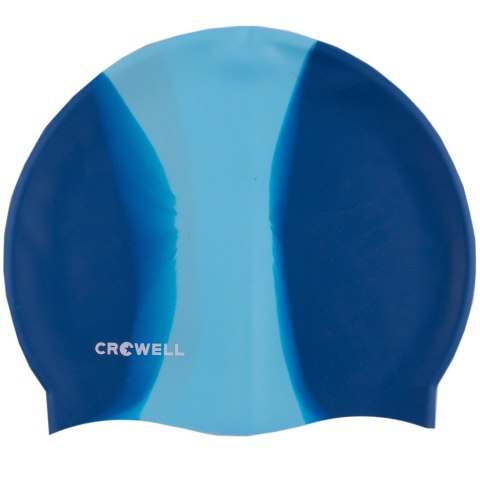 Czepek pływacki silikonowy Crowell Multi Flame granatowo-niebieski kol.04 Czepek pływacki silikonowy Crowell Multi Flame granatowo-niebieski kol.04