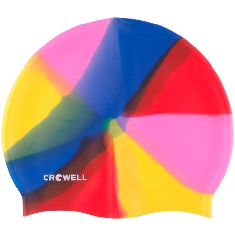 Czepek pływacki silikonowy Crowell Multi Flame kolorowy kol.03 Czepek pływacki silikonowy Crowell Multi Flame kolorowy kol.03