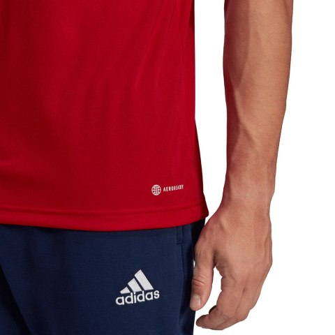 Koszulka męska adidas Entrada 22 Polo czerwona H57489 Koszulka męska adidas Entrada 22 Polo czerwona H57489