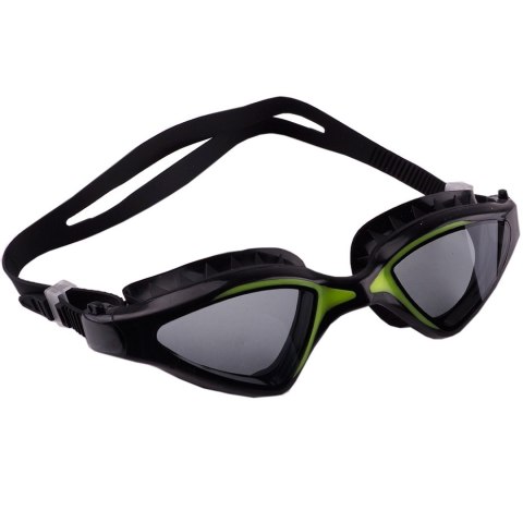 Okulary pływackie Crowell Flo czarno-zielone Okulary pływackie Crowell Flo czarno-zielone