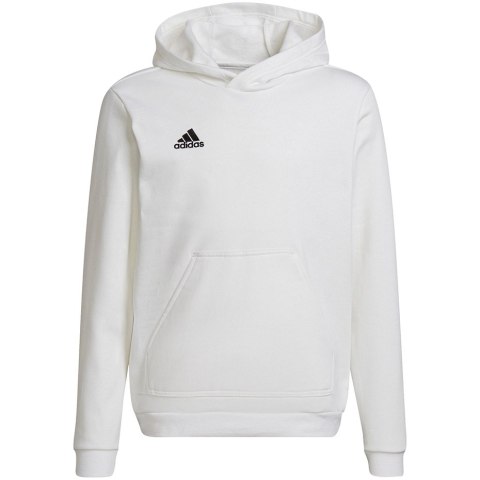 Bluza dla dzieci adidas Entrada 22 Hoody biała HG6303 Bluza dla dzieci adidas Entrada 22 Hoody biała HG6303