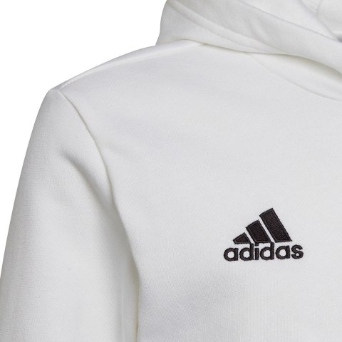 Bluza dla dzieci adidas Entrada 22 Hoody biała HG6303 Bluza dla dzieci adidas Entrada 22 Hoody biała HG6303