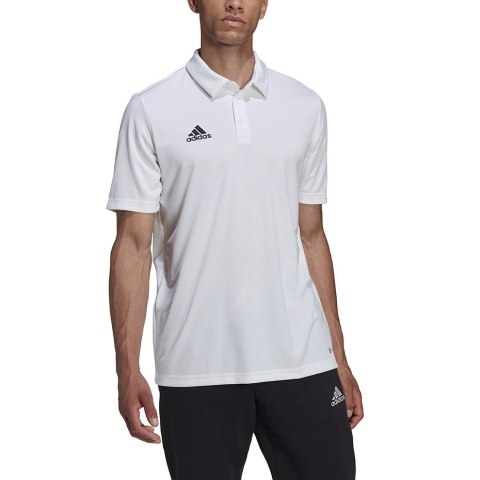 Koszulka męska adidas Entrada 22 Polo biała HC5067 Koszulka męska adidas Entrada 22 Polo biała HC5067