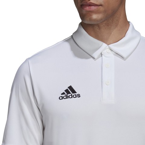 Koszulka męska adidas Entrada 22 Polo biała HC5067 Koszulka męska adidas Entrada 22 Polo biała HC5067