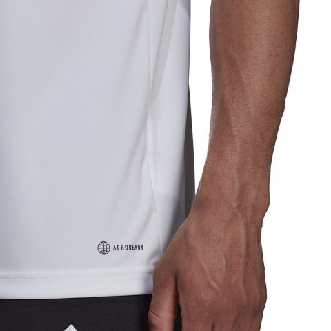 Koszulka męska adidas Entrada 22 Polo biała HC5067 Koszulka męska adidas Entrada 22 Polo biała HC5067