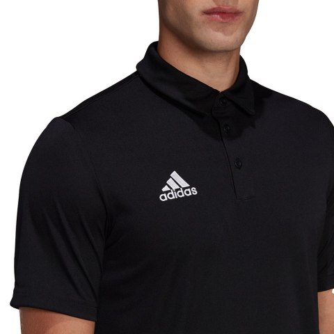 Koszulka męska adidas Entrada 22 Polo czarna HB5328 Koszulka męska adidas Entrada 22 Polo czarna HB5328
