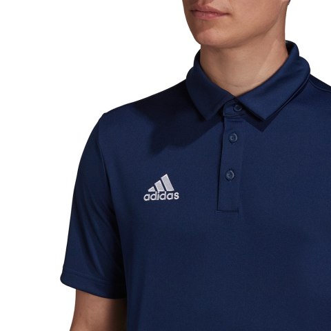 Koszulka męska adidas Entrada 22 Polo granatowa H57487 Koszulka męska adidas Entrada 22 Polo granatowa H57487