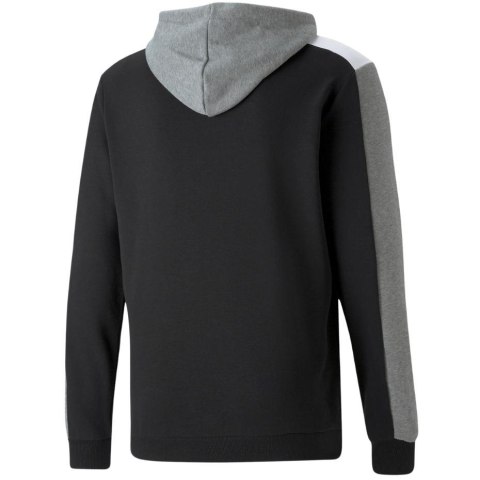 Bluza męska Puma ESS+ Block Hoodie TR szaro-czarna 847428 01 Bluza męska Puma ESS+ Block Hoodie TR szaro-czarna 847428 01