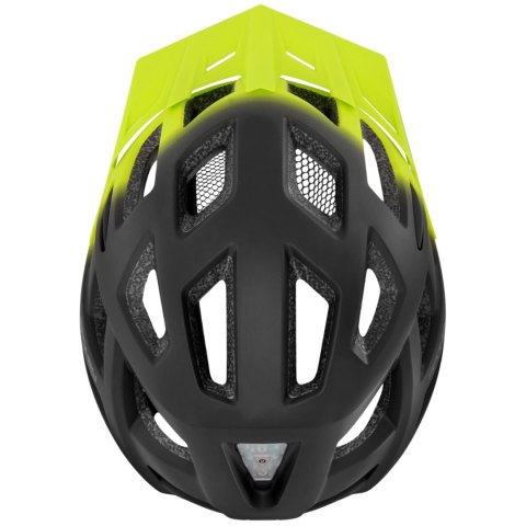 Kask rowerowy z oświetleniem Spokey Pointer M czarno-żółty 941260 Kask rowerowy z oświetleniem Spokey Pointer M czarno-żółty 941260