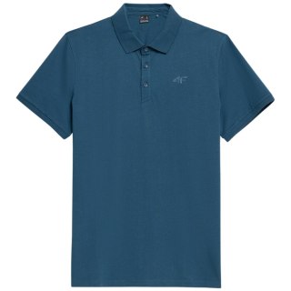Koszulka męska 4F denim H4L22 TSM355 32S