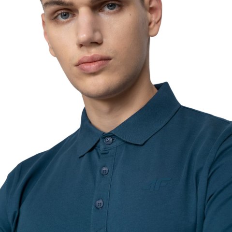 Koszulka męska 4F denim H4L22 TSM355 32S Koszulka męska 4F denim H4L22 TSM355 32S