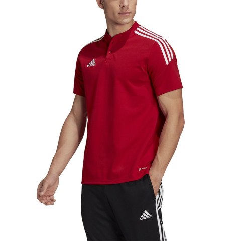 Koszulka męska adidas Condivo 22 Polo czerwona H44107 Koszulka męska adidas Condivo 22 Polo czerwona H44107