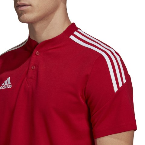 Koszulka męska adidas Condivo 22 Polo czerwona H44107 Koszulka męska adidas Condivo 22 Polo czerwona H44107