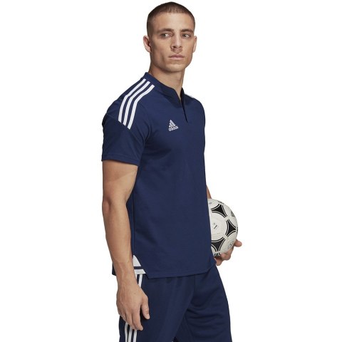 Koszulka męska adidas Condivo 22 Polo granatowa H44108 Koszulka męska adidas Condivo 22 Polo granatowa H44108