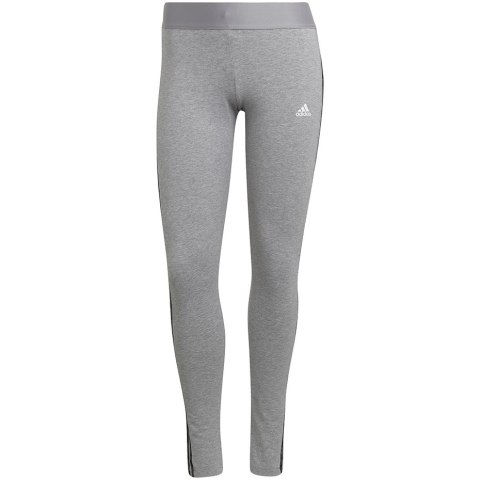 Legginsy damskie adidas Loungewear Essentials 3-Stripes szare HE7016 Legginsy damskie adidas Loungewear Essentials 3-Stripes szare HE7016