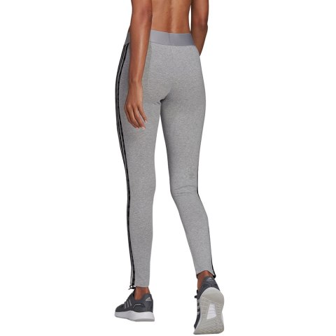 Legginsy damskie adidas Loungewear Essentials 3-Stripes szare HE7016 Legginsy damskie adidas Loungewear Essentials 3-Stripes szare HE7016