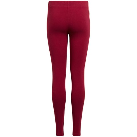 Legginsy dla dzieci adidas Essentials 3-Stripes Leggings czerwone HE1997 Legginsy dla dzieci adidas Essentials 3-Stripes Leggings czerwone HE1997