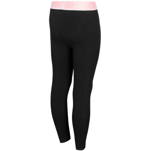 Legginsy dla dziewczynki 4F głęboka czerń HJL22 JLEG004 20 S Legginsy dla dziewczynki 4F głęboka czerń HJL22 JLEG004 20 S