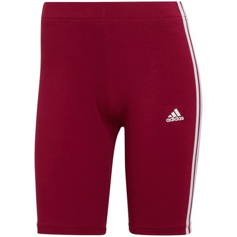 Spodenki damskie adidas W 3S BK SHO bordowe HD1801 Spodenki damskie adidas W 3S BK SHO bordowe HD1801