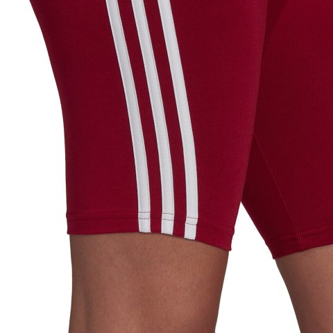 Spodenki damskie adidas W 3S BK SHO bordowe HD1801 Spodenki damskie adidas W 3S BK SHO bordowe HD1801