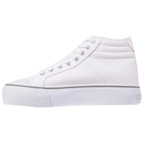 Buty damskie Kappa Boron MId Pf biało-srebrne 243161 1015 Buty damskie Kappa Boron MId Pf biało-srebrne 243161 1015