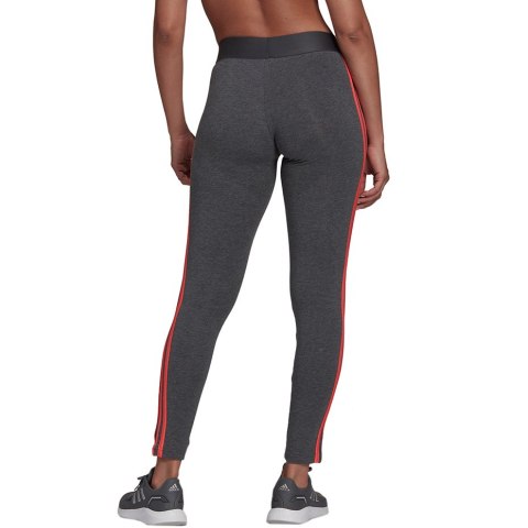 Legginsy damskie adidas Loungewear Essentials 3-Stripes szare HD1831 Legginsy damskie adidas Loungewear Essentials 3-Stripes szare HD1831