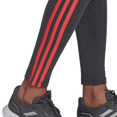 Legginsy damskie adidas Loungewear Essentials 3-Stripes szare HD1831 Legginsy damskie adidas Loungewear Essentials 3-Stripes szare HD1831