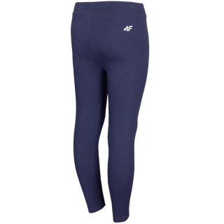 Legginsy dla dziewczynki 4F granatowe HJL22 JLEG001 31S