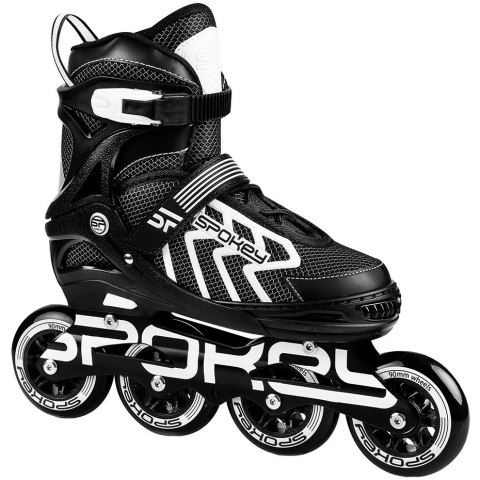 Łyżworolki Spokey Khan czarno-szaro-białe 927032-927033-927034 Łyżworolki Spokey Khan czarno-szaro-białe 927032-927033-927034