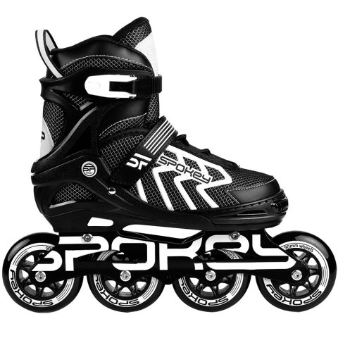 Łyżworolki Spokey Khan czarno-szaro-białe 927032-927033-927034 Łyżworolki Spokey Khan czarno-szaro-białe 927032-927033-927034