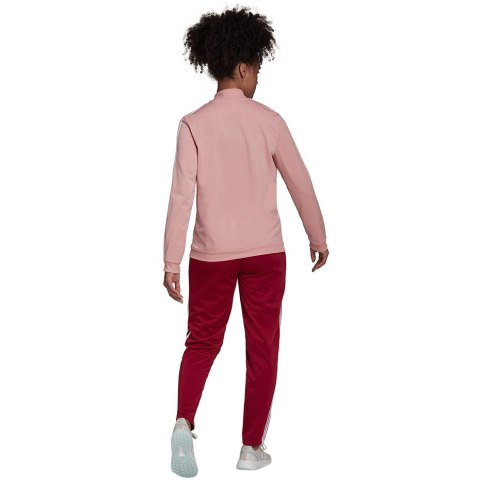 Dres damski adidas Essentials 3-Stripes Track Suit różowy HD4301 Dres damski adidas Essentials 3-Stripes Track Suit różowy HD4301