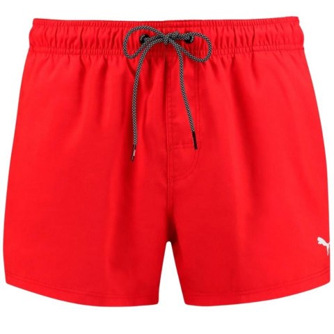 Spodenki kąpielowe męskie Puma Short Lenght Swim czerwone 907658 02 Spodenki kąpielowe męskie Puma Short Lenght Swim czerwone 907658 02