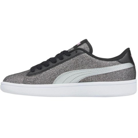Buty dla dzieci Puma Smash v2 Glitz Glam srebrne 367377 26 Buty dla dzieci Puma Smash v2 Glitz Glam srebrne 367377 26