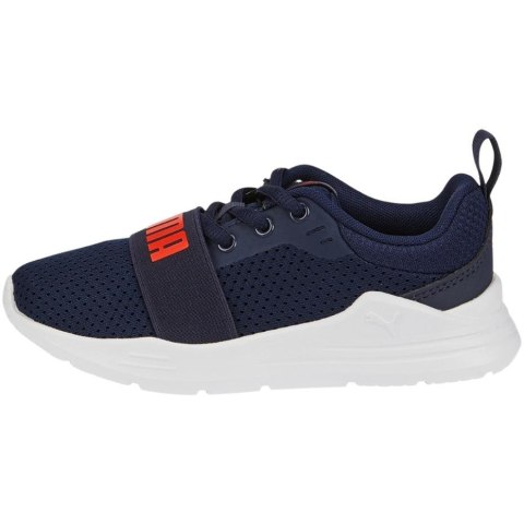 Buty dla dzieci Puma Wired Run PS granatowe 374216 21 Buty dla dzieci Puma Wired Run PS granatowe 374216 21