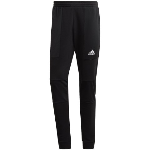 Spodnie męskie adidas Essentials BrandLove French Terry czarne HK0384 Spodnie męskie adidas Essentials BrandLove French Terry czarne HK0384