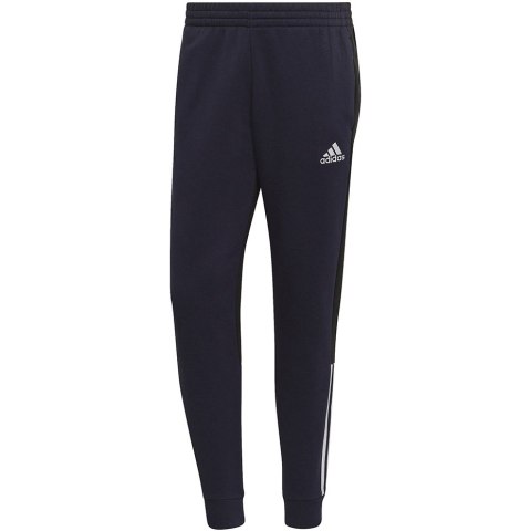 Spodnie męskie adidas Essentials Colorblock Fleece granatowe HK2884 Spodnie męskie adidas Essentials Colorblock Fleece granatowe HK2884