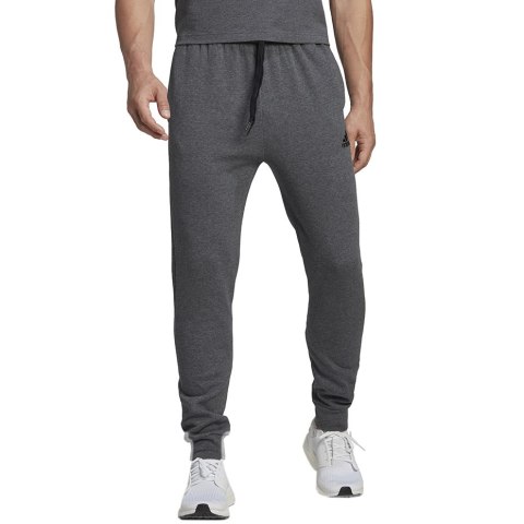 Spodnie męskie adidas Essentials Fleece Regular Tapered szare HL2243 Spodnie męskie adidas Essentials Fleece Regular Tapered szare HL2243