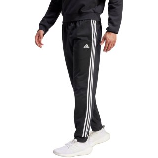 Spodnie męskie adidas Primegreen Essentials Warm-Up Tapered 3-Stripes Track czarne H46105