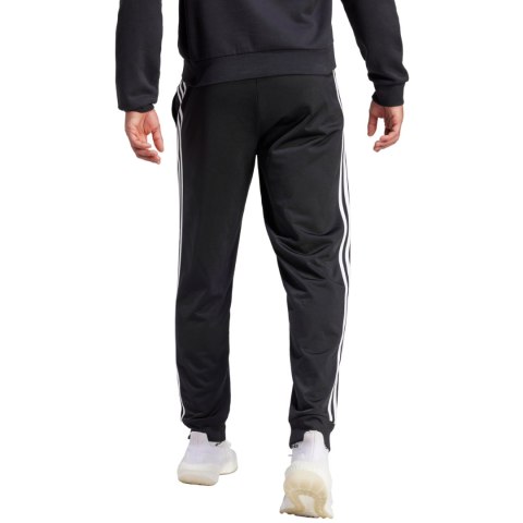 Spodnie męskie adidas Primegreen Essentials Warm-Up Tapered 3-Stripes Track czarne H46105 Spodnie męskie adidas Primegreen Essentials Warm-Up Tapered 3-Stripes Track czarne H46105