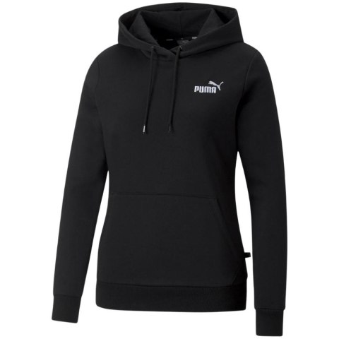 Bluza damska Puma ESS+ Embroidery Hoodie FL czarna 670004 01 Bluza damska Puma ESS+ Embroidery Hoodie FL czarna 670004 01