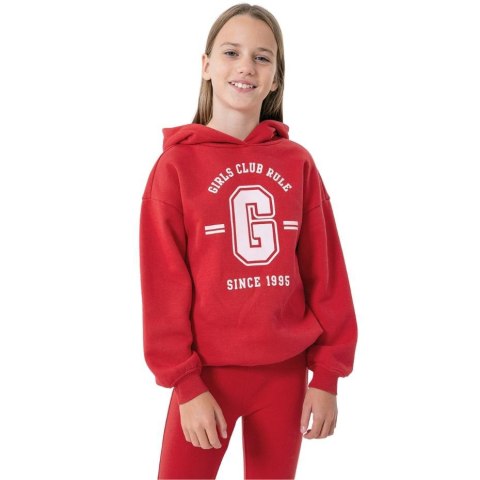 Bluza dla dziewczynki 4F czerwona HJZ22 JBLD004 62S Bluza dla dziewczynki 4F czerwona HJZ22 JBLD004 62S