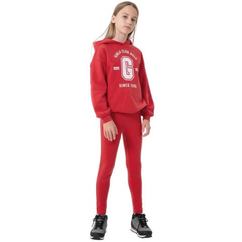 Bluza dla dziewczynki 4F czerwona HJZ22 JBLD004 62S Bluza dla dziewczynki 4F czerwona HJZ22 JBLD004 62S